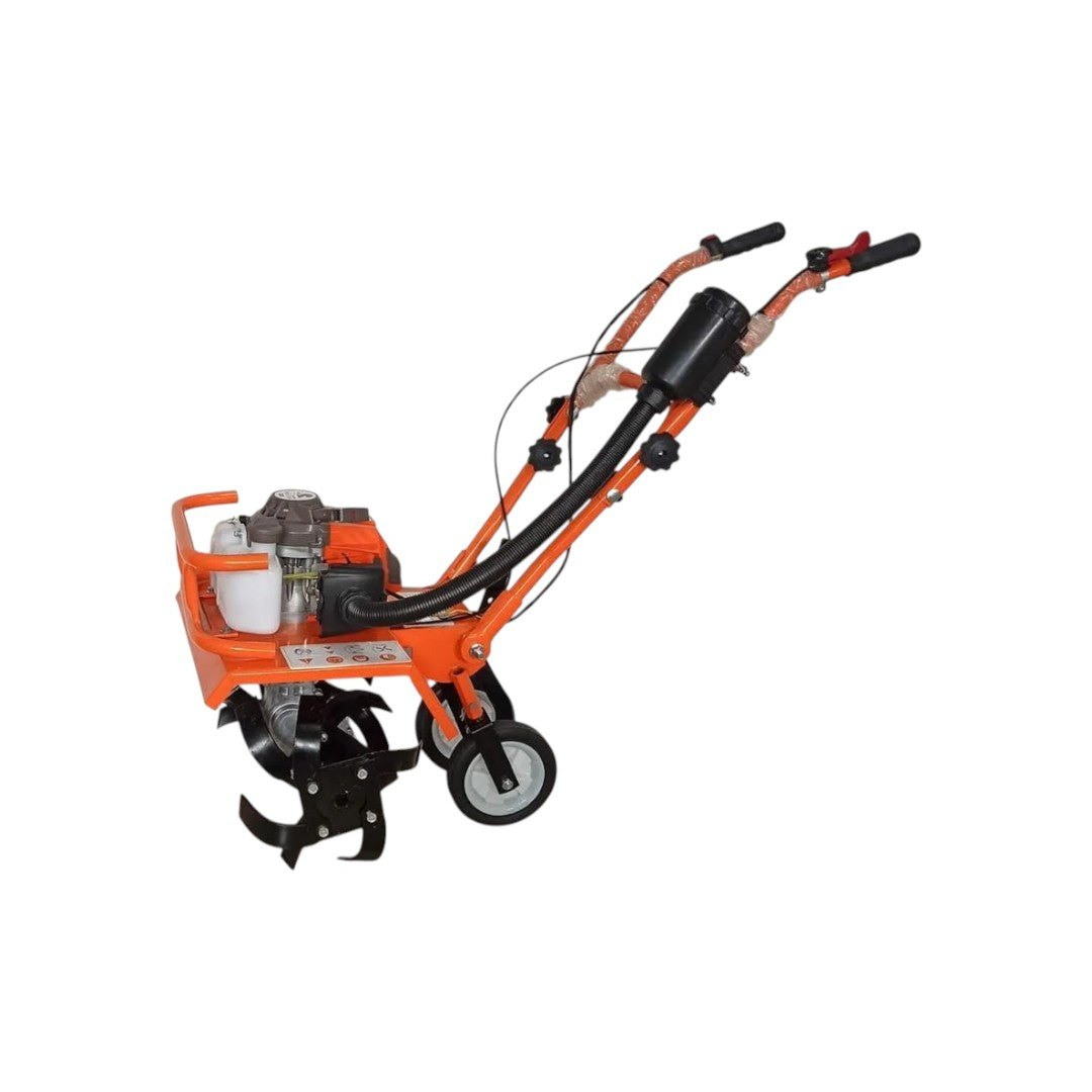 RIGA-ITALY Power Weeder CG 680 | 3.5 HP 68cc 2-Stroke Petrol Mini Power Tiller for Agriculture