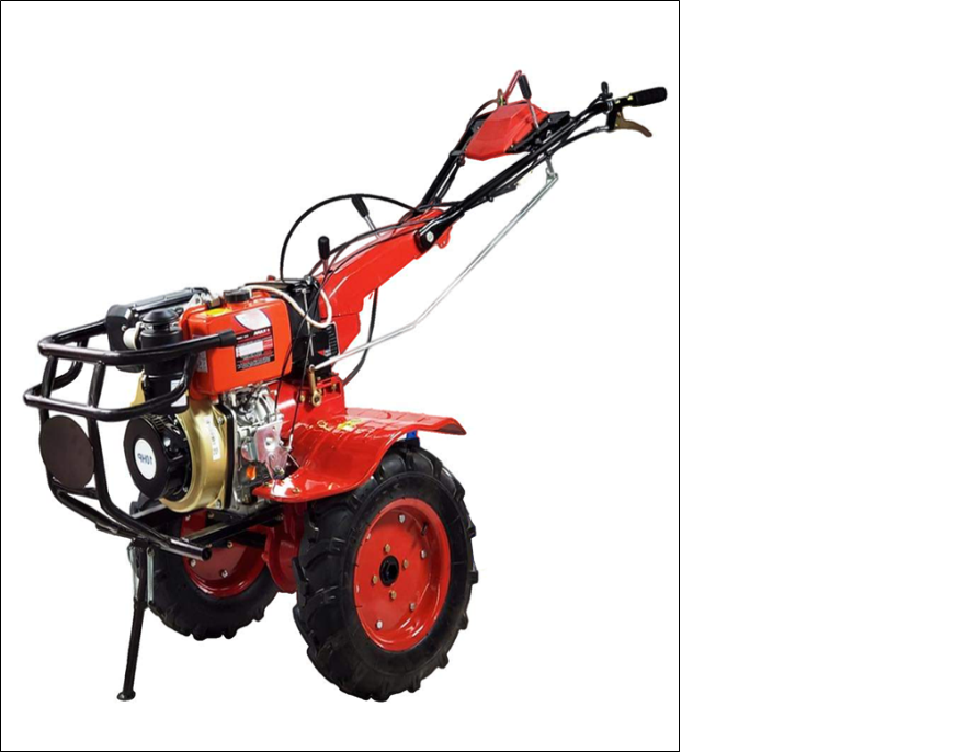 RIGA-ITALY Power Weeder SC 1000-Z | 10 HP Diesel Heavy Duty Back Rotary Power Tiller for Farming