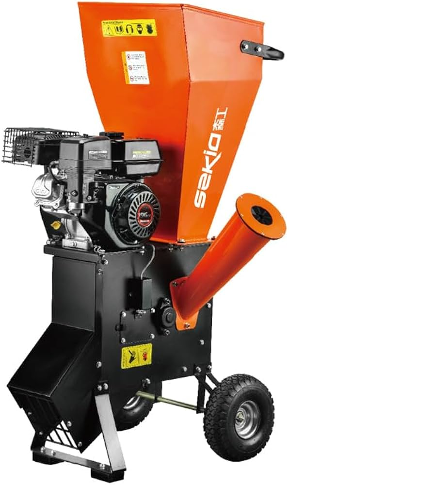 7 Hp Vertical Wood Chipper Shredder- Efficient Vertical Wood Chipper Special For Small Dry Leaf